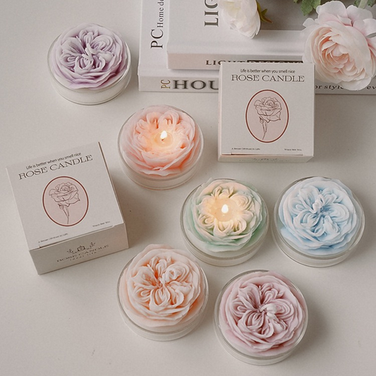 Botanical Essence Rose Candles