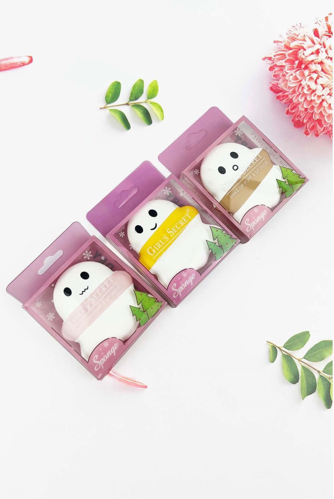 Spooky Cute Ghost Powder Puff Makeup Sponge