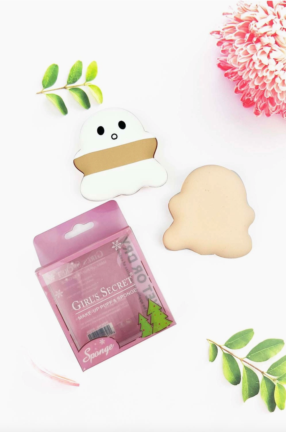 Spooky Cute Ghost Powder Puff Makeup Sponge