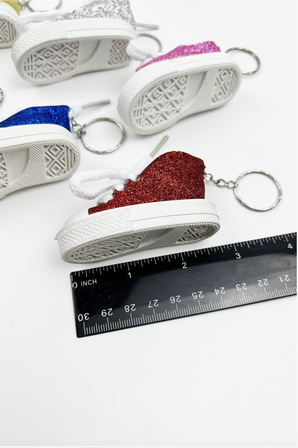 Shimmer Steps Sneaker Keychain